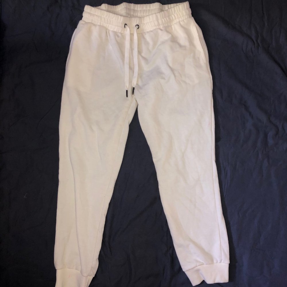 White Joggers